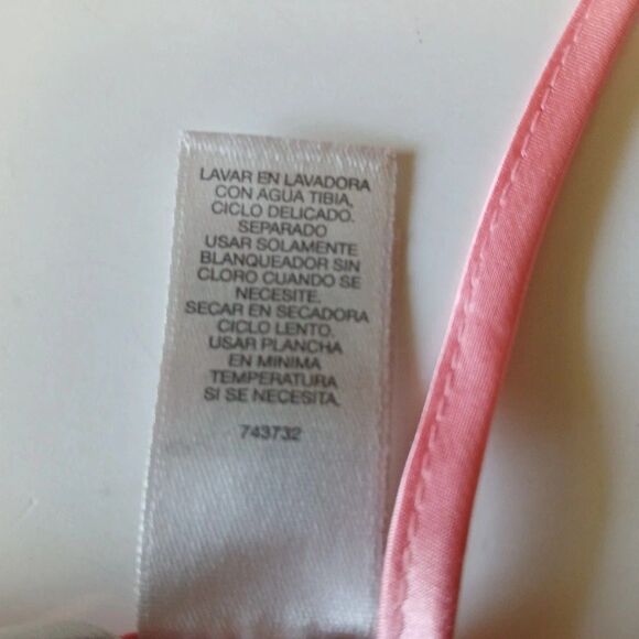 Lot Of 2 Silky Nightgown Intimate Sleepwear Lingerie-Pink & Turquoise Blue - Picture 12 of 16